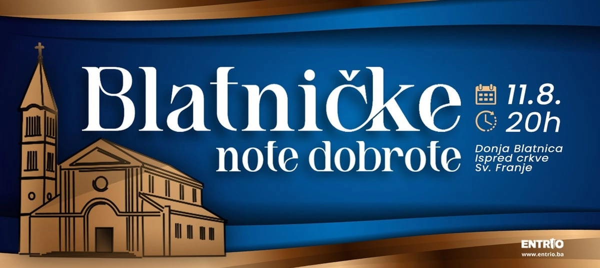 Blatničke note dobrote 2025. – Mate Bulić 11. kolovoza ponovno okuplja prijatelje na glazbeno-humanitarnom spektaklu