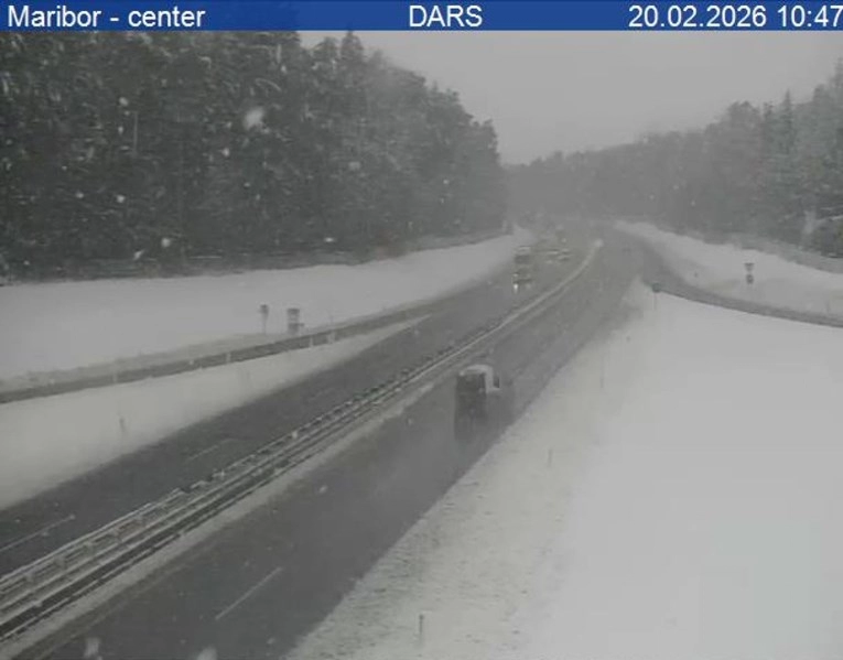 Snijeg koji pada u Sloveniji lomi stabla, kod Maribora ostali bez struje i vode