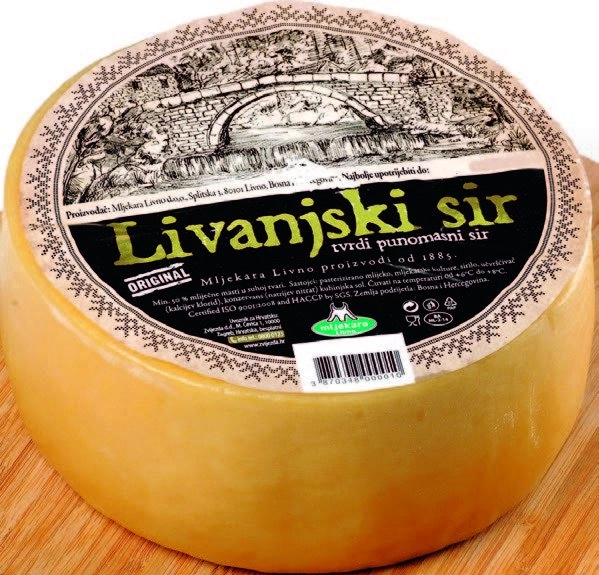 Livanjski sir uvršten na EU popis zaštićenih oznaka zemljopisnog podrijetla